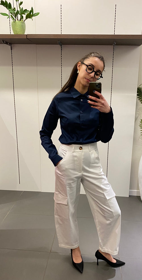 CAMICIA BASICA SFIANCATA