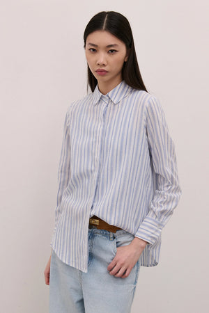 Camicia STUDS Twoway azzurro
