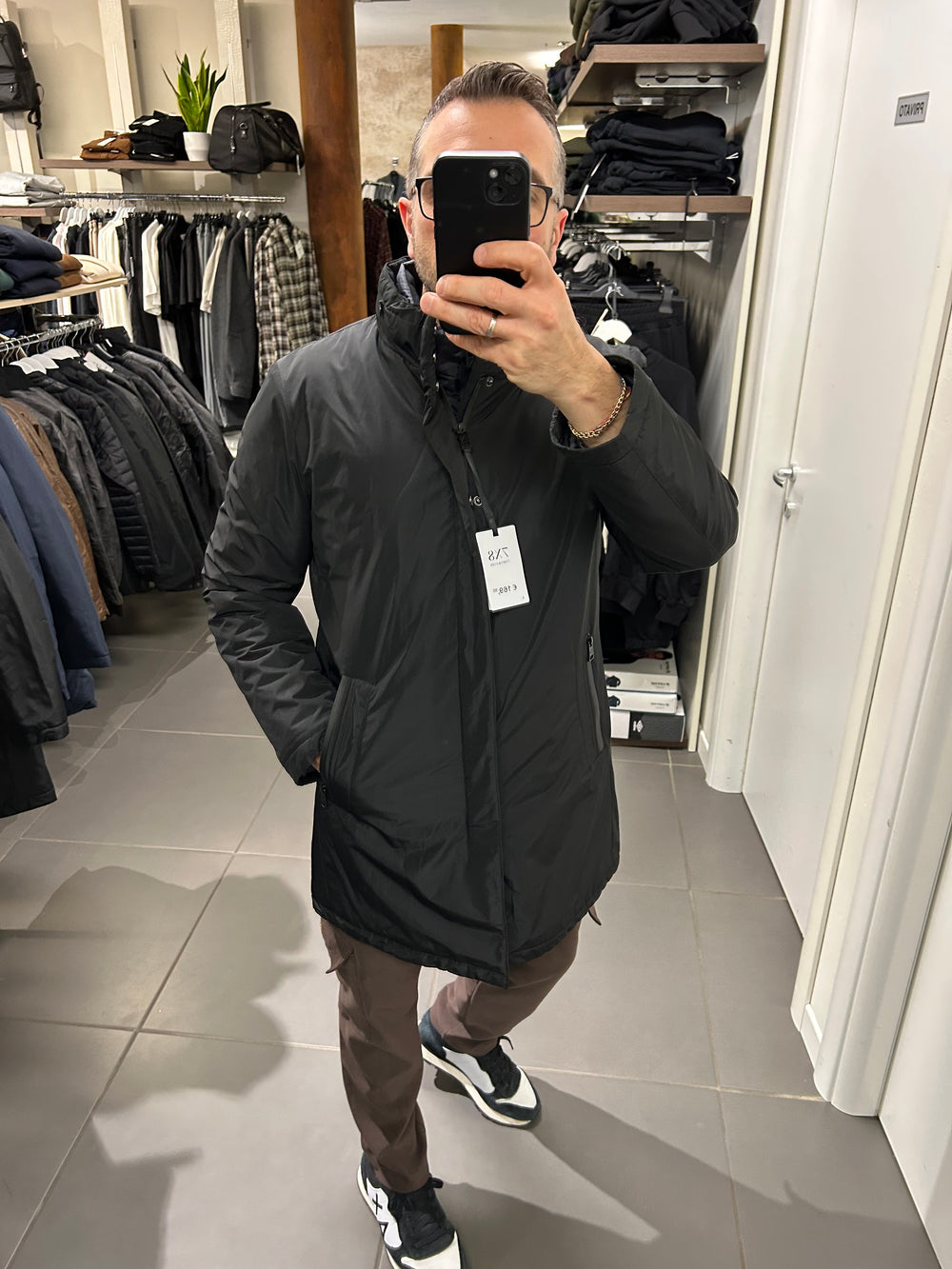 PARKA CON GILET STACCABILE