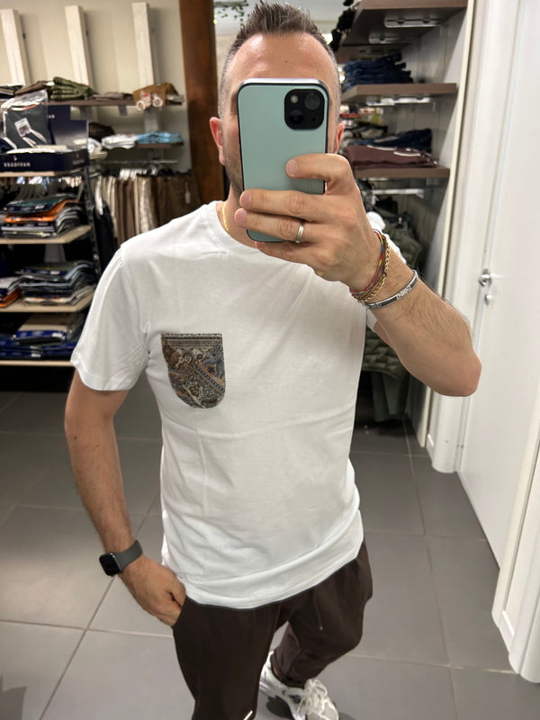 T-Shirt MADAGASCAR bianco/moro