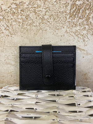 Portafogli vera pelle NERO