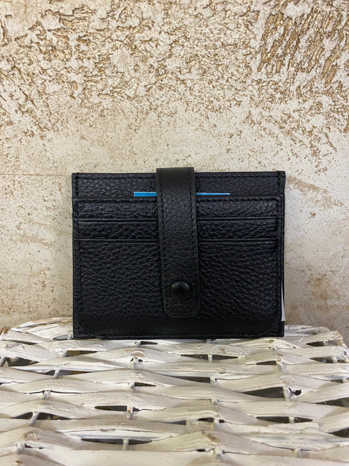 Portafogli vera pelle NERO