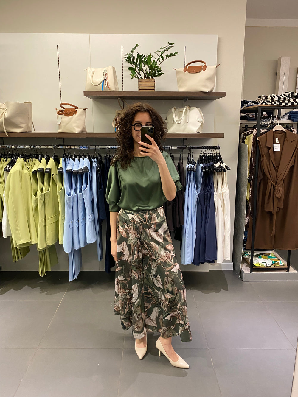 Panta-gonna MATERA verde