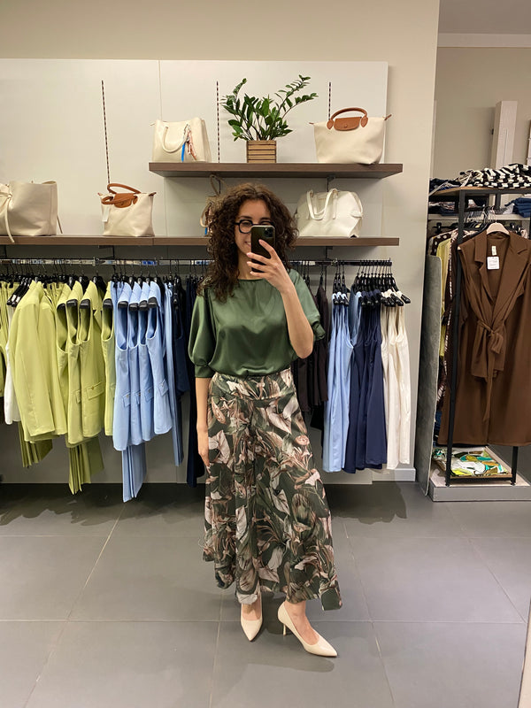 Panta-gonna MATERA verde