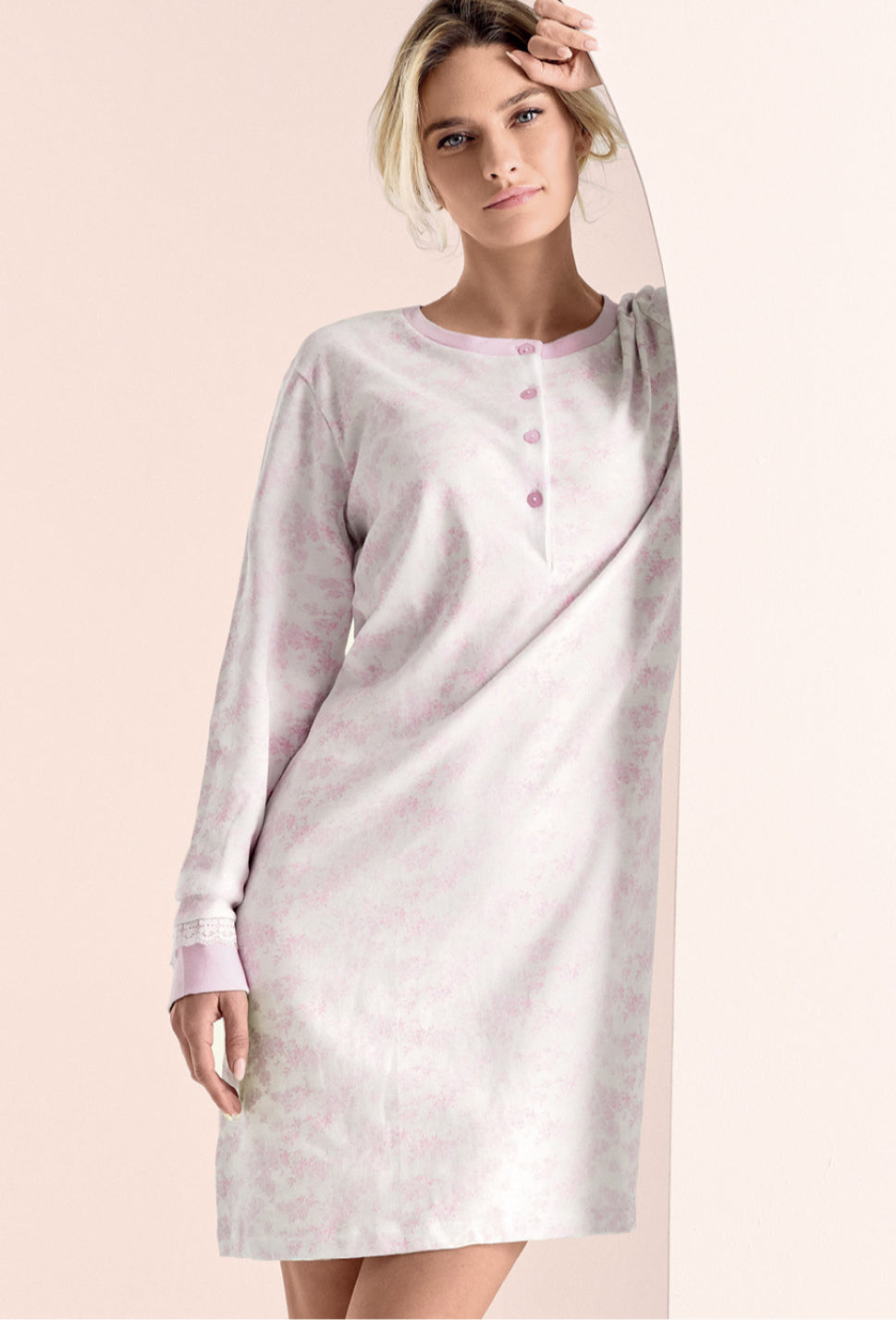 Camicia da notte fiori