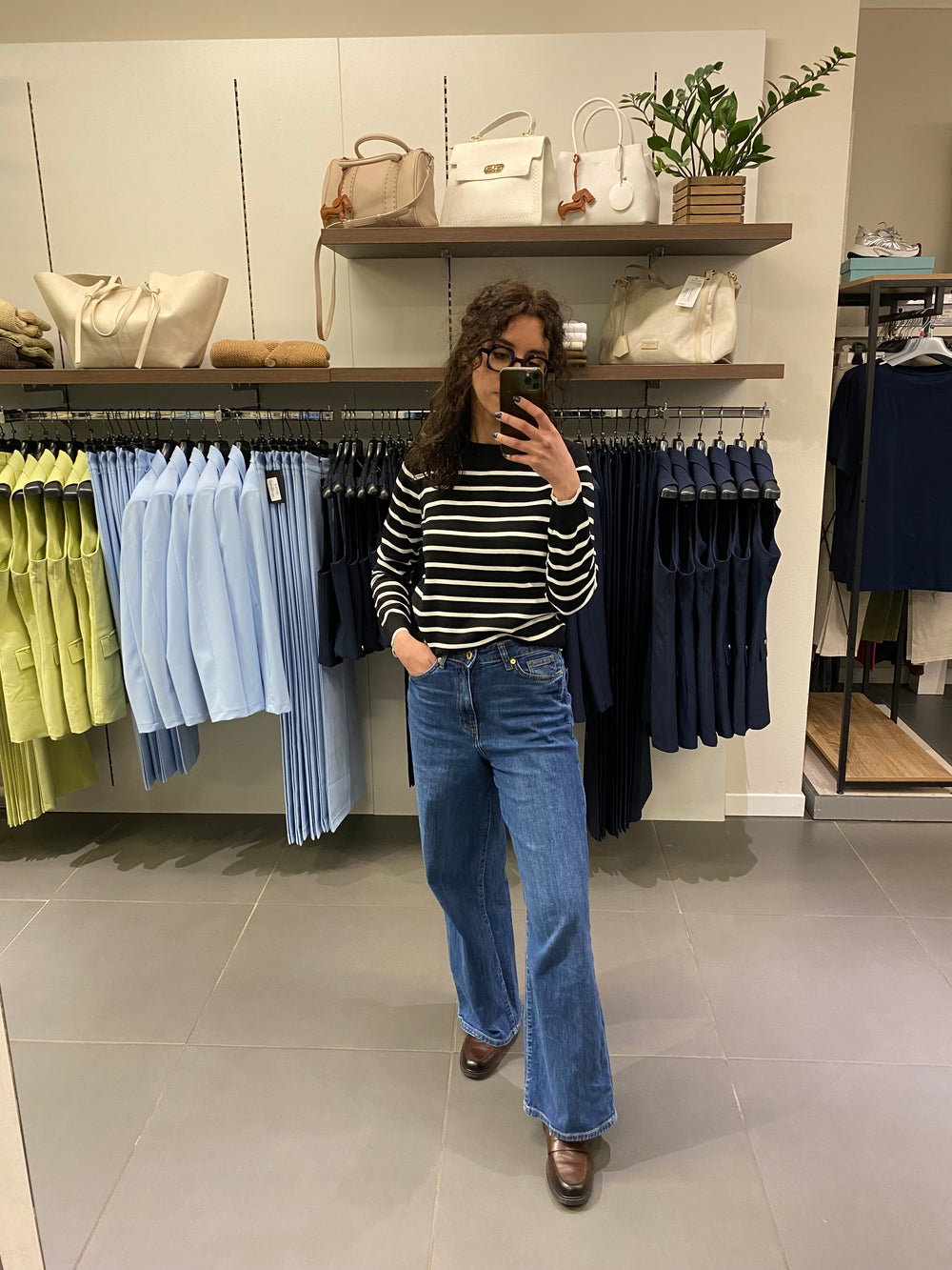 Maglioncino RIGA SOTTILE nero