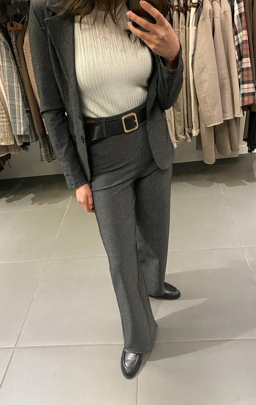 PANTALONE A PALAZZO IN LUREX