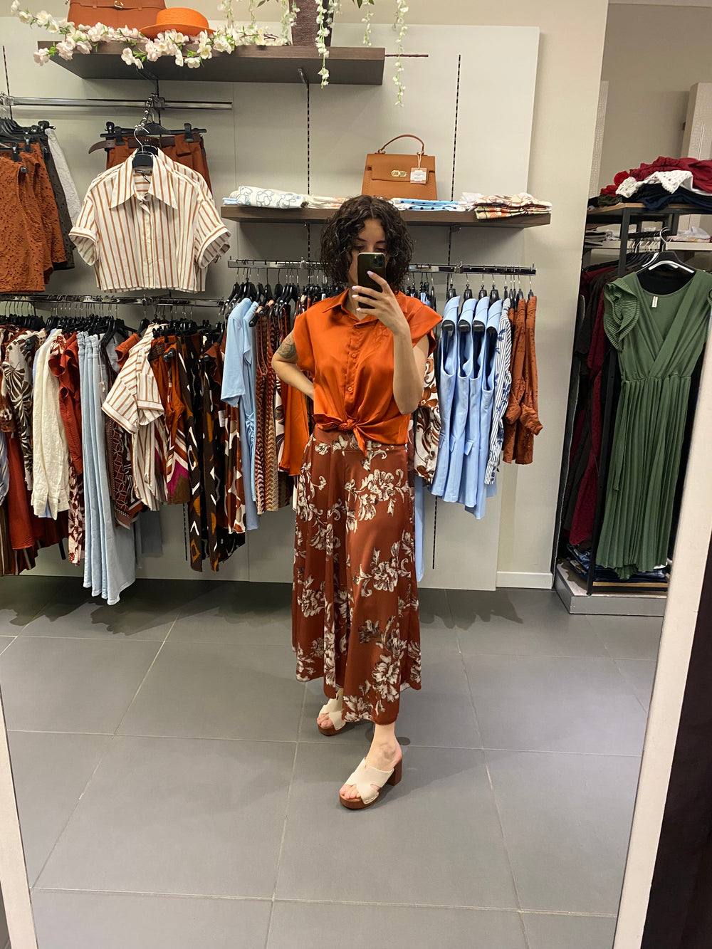 Camicia DRESDA ruggine