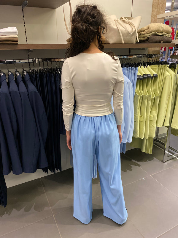 Coordinato GILET azzurro