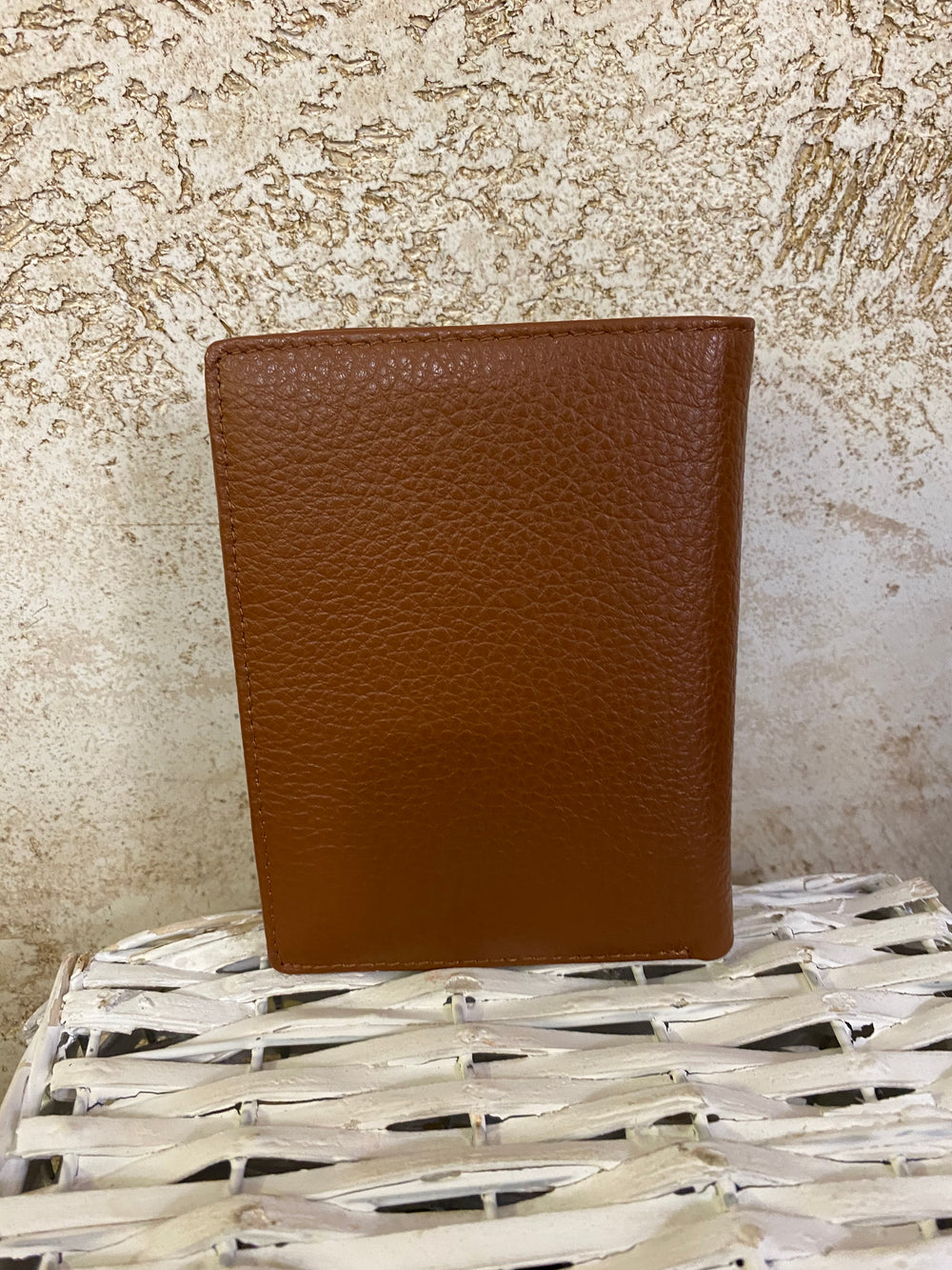 Portafogli vera pelle MARRONE