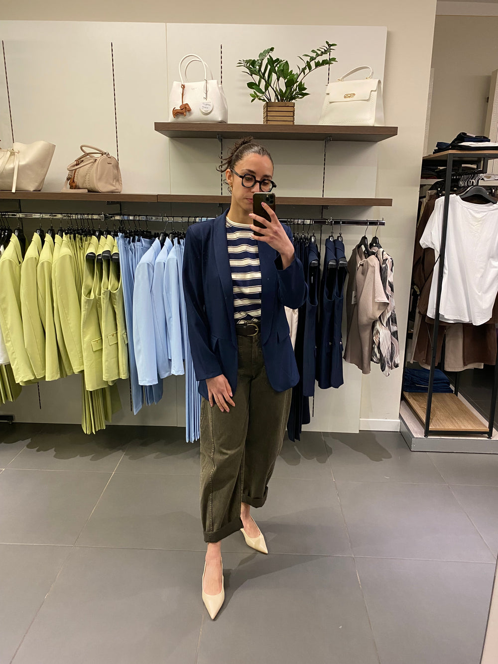 Blazer LAVORATO blu
