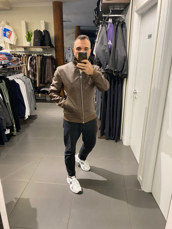 Giacca bomber ECOPELLE
