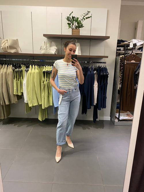 Jeans STRASS balloon