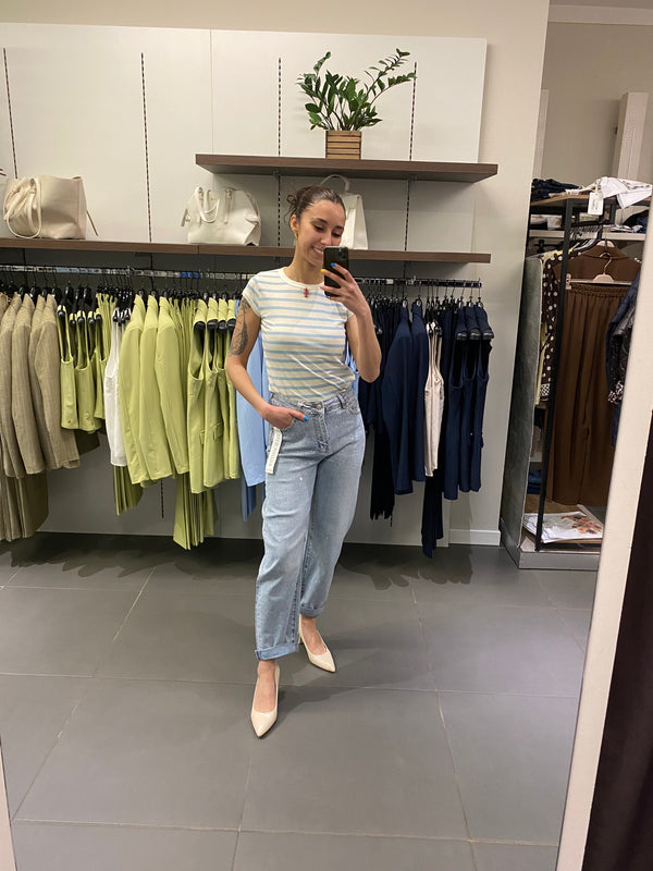 Jeans STRASS balloon