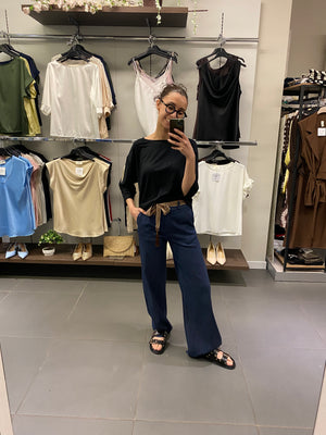 Jeans PALAZZO chambray