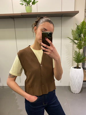 GILET IN VISCOSA