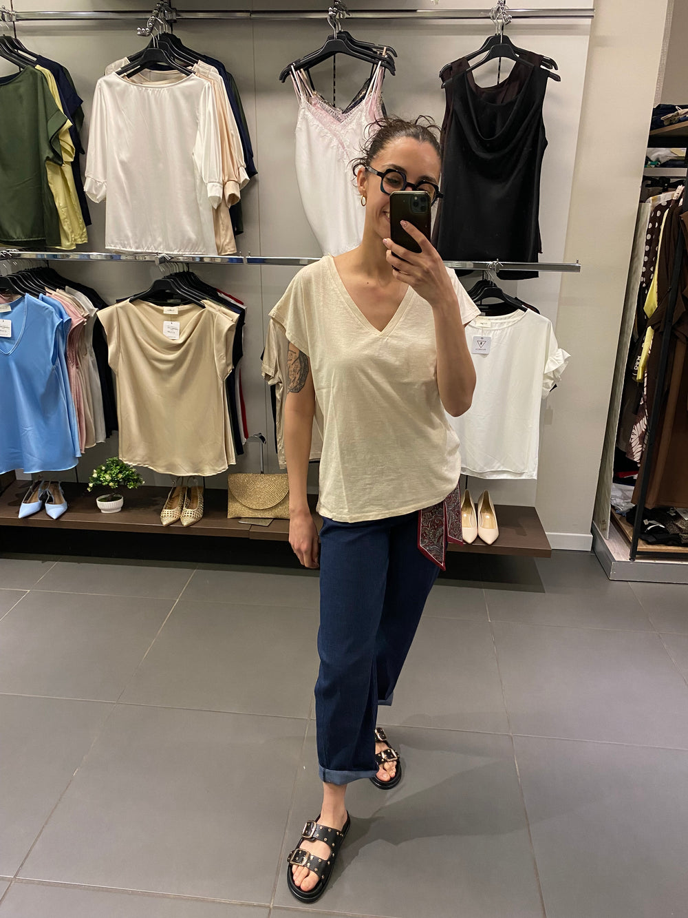 T-shirt MALIBÙ beige