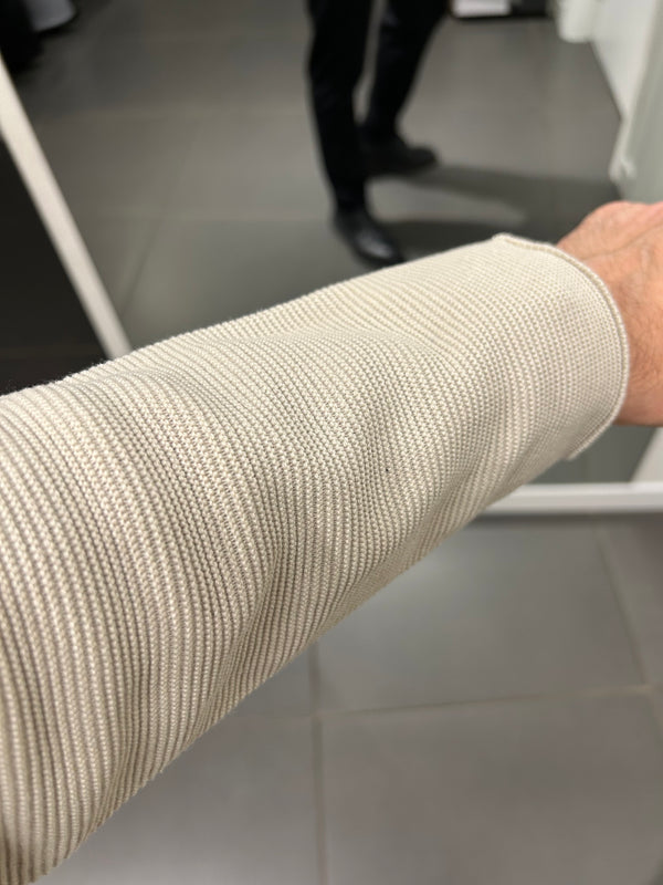 Giacca ENOS in lana beige