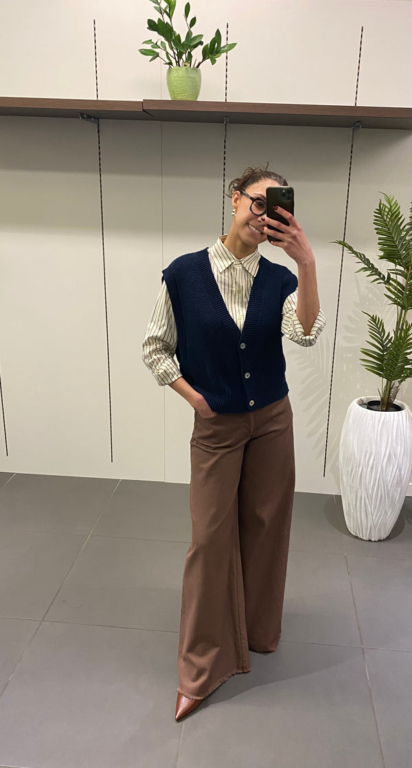 GILET IN COTONE