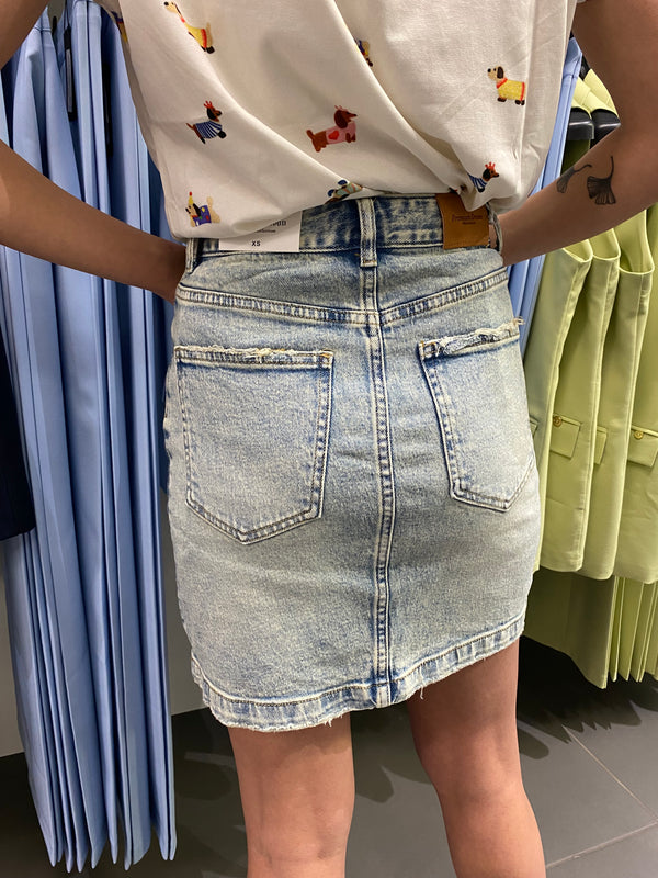 GONNA corta jeans Denim