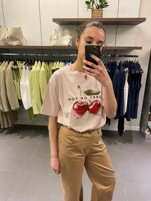 T-shirt CHERRY rosa