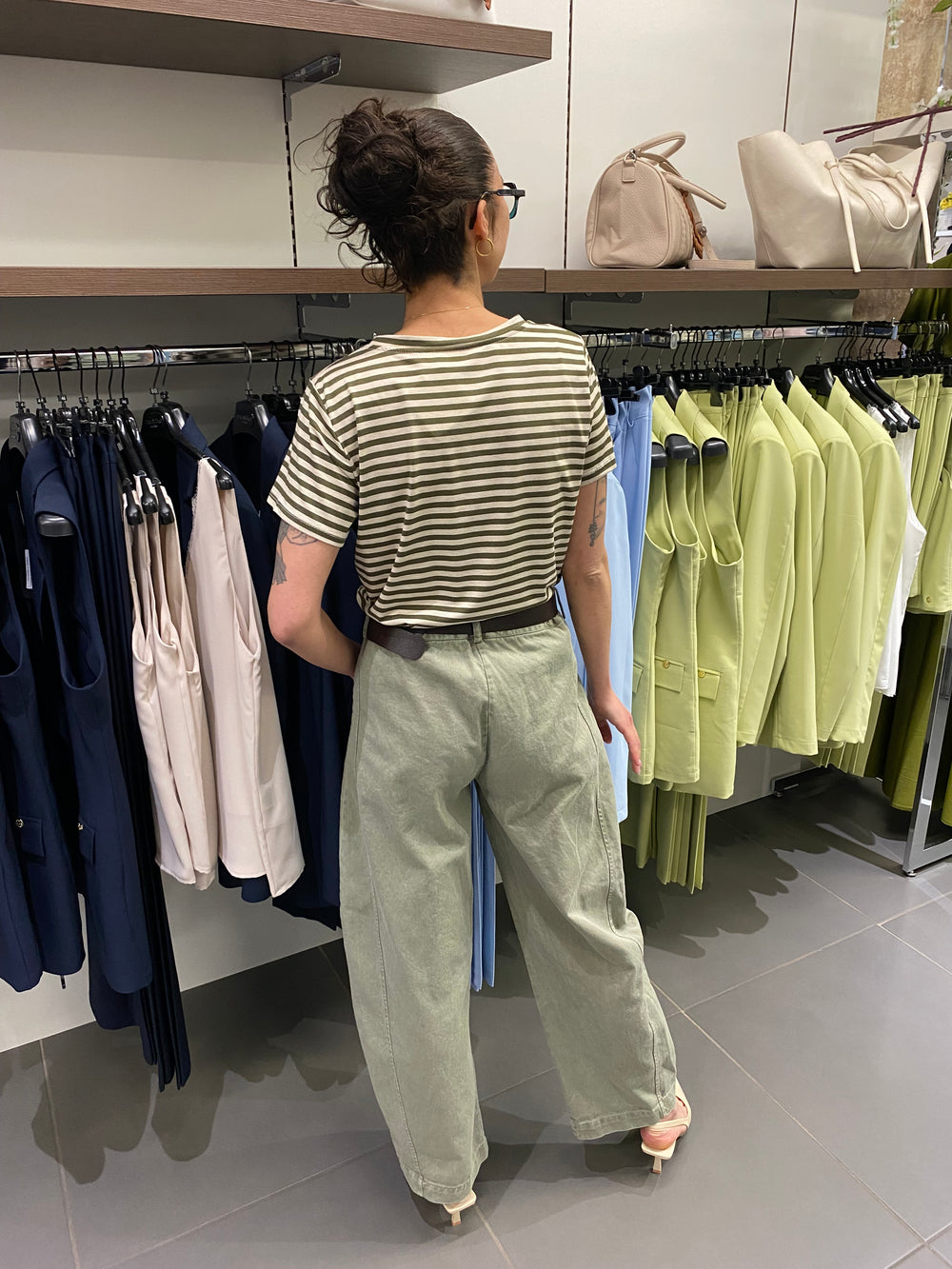 Jeans CARGO verde