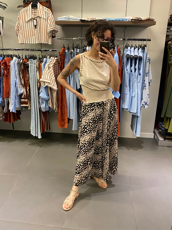 Canotta BORCHIE beige