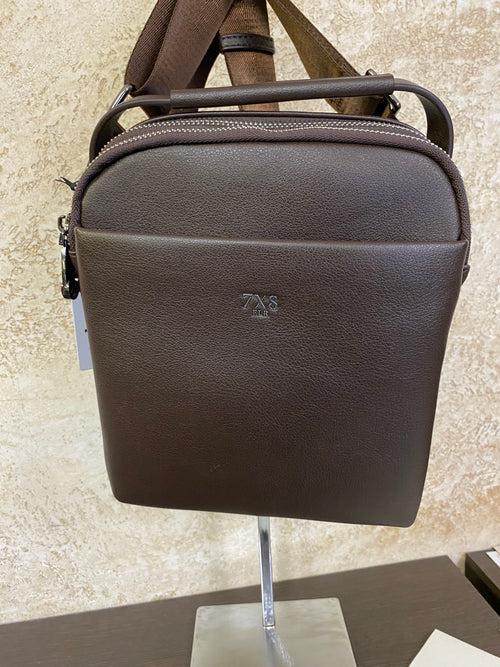 BORSELLO in pelle marrone