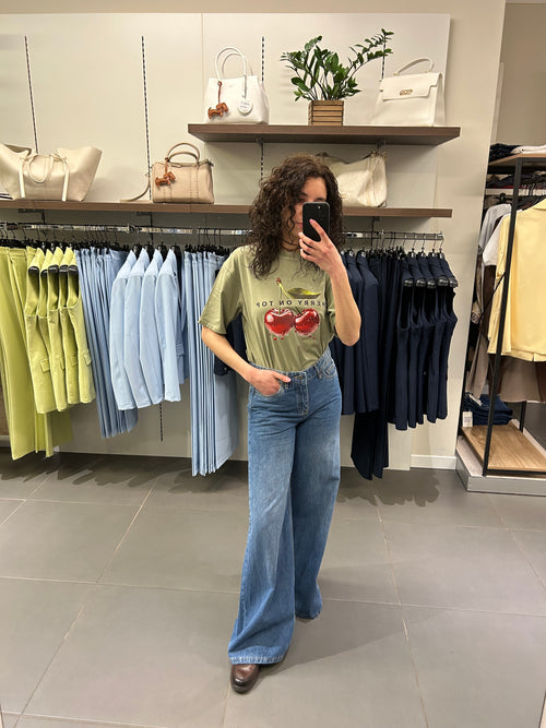 T-shirt CHERRY verde