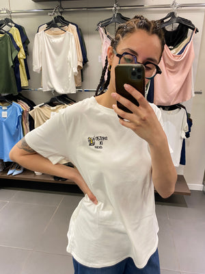 T-shirt SPRITZ bianco