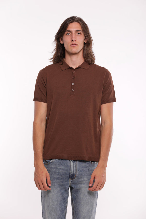 Polo in MAGLIA BASIC moro