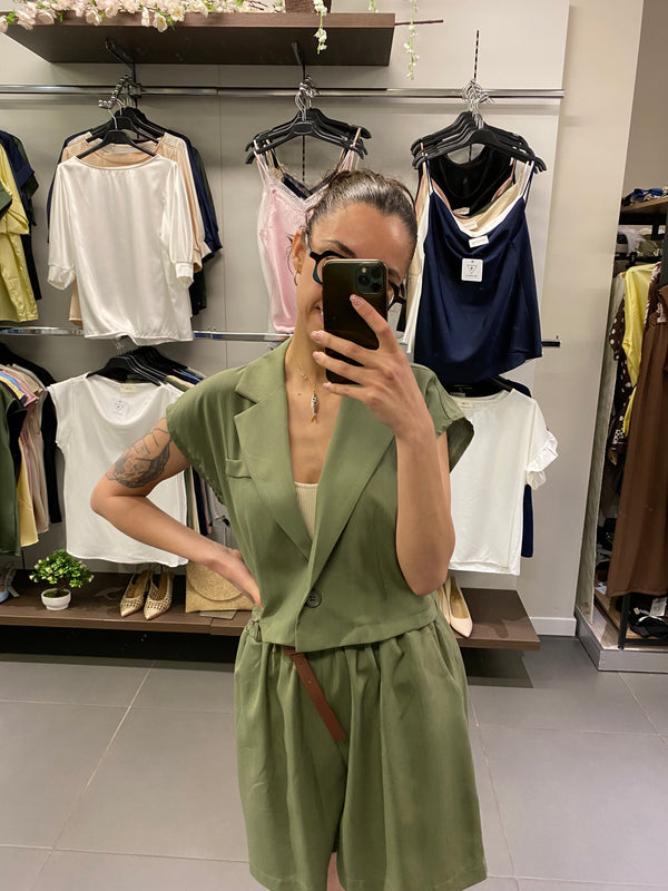 Camicia MARZAMEMI verde