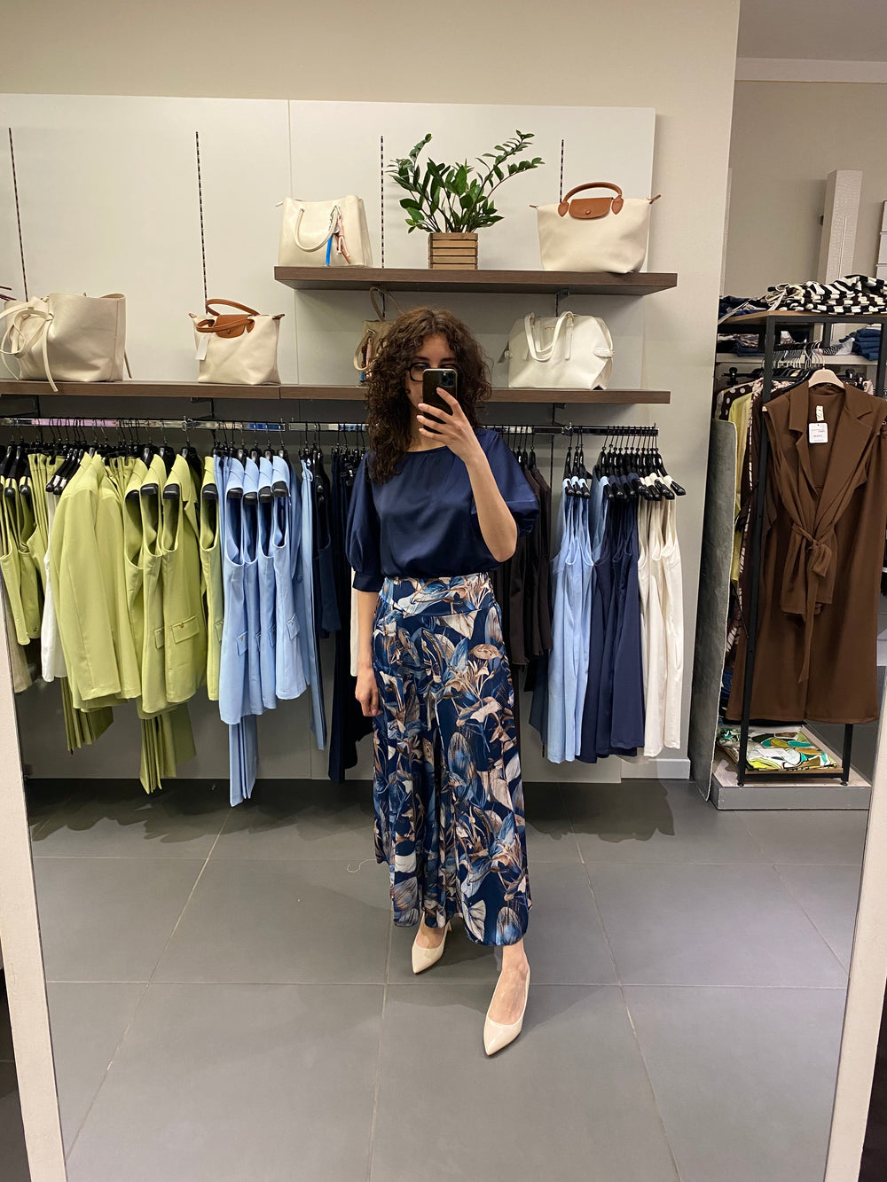 Panta-gonna MATERA blue