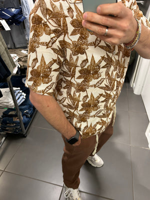 Camicia COBOLLI marrone