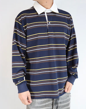 POLO A MANICHE LUNGHE  a righe