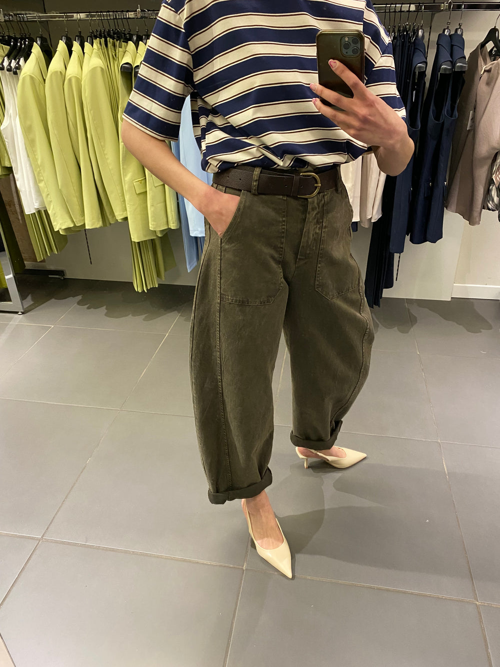 Jeans CARGO moro