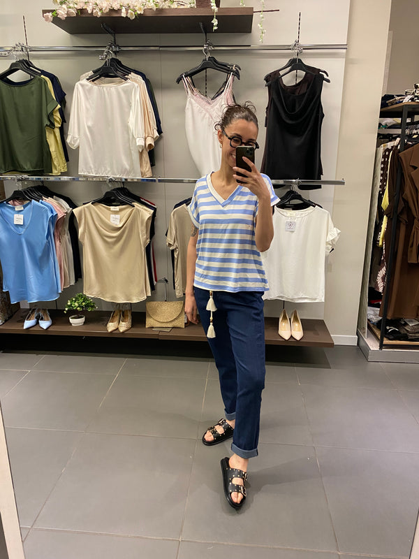 T-shirt MURANO azzurro