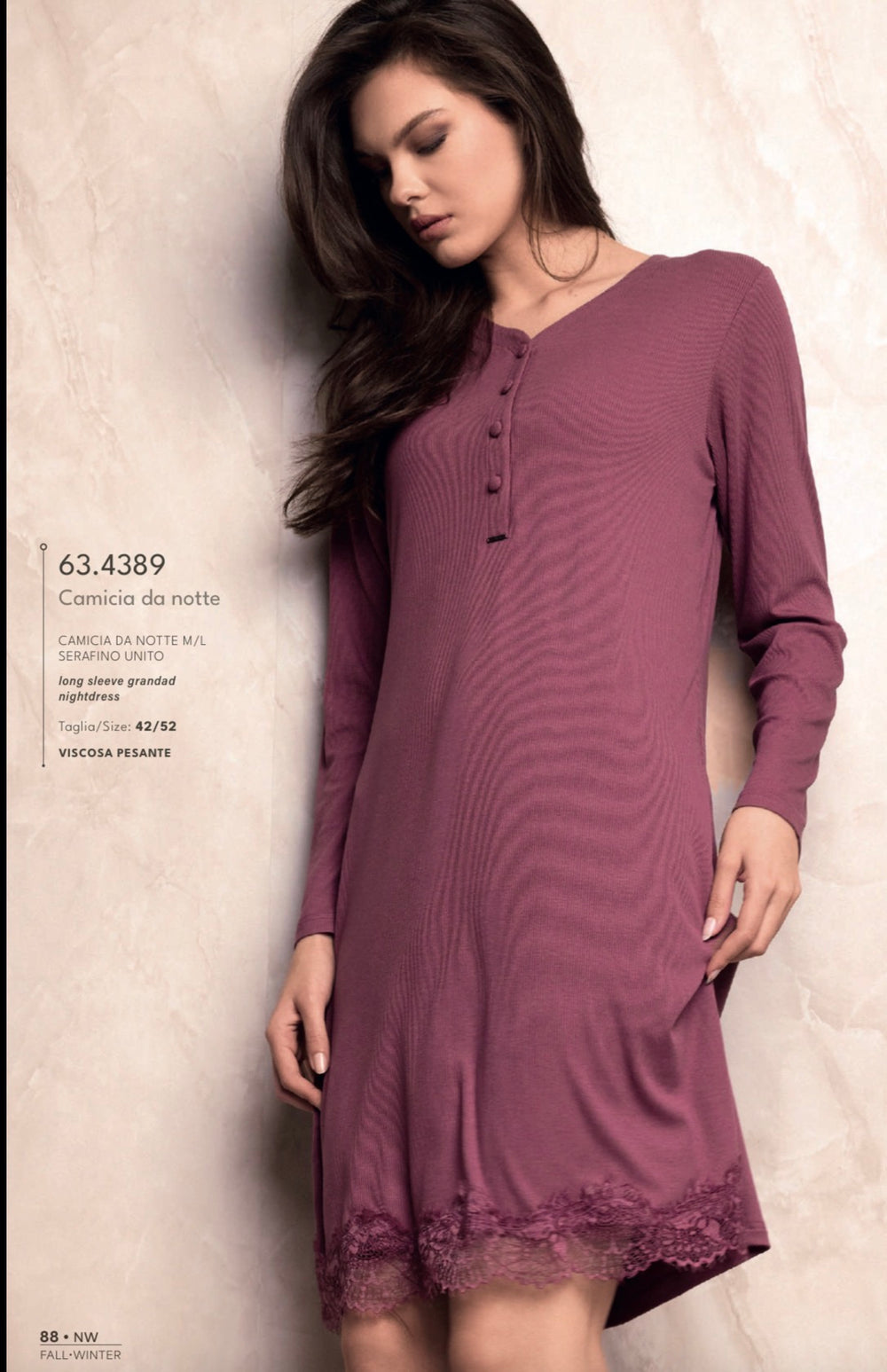 Camicia da notte ENCHANTE art. ENC 65.4389