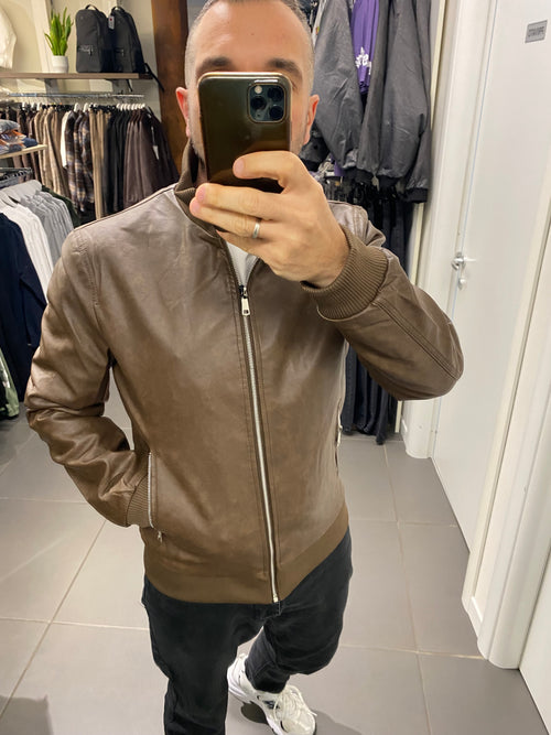 Giacca bomber ECOPELLE
