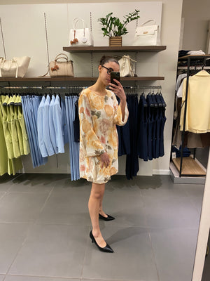 Abito corto FIOCCO giallo