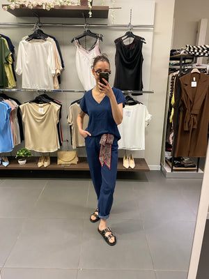 T-shirt MALIBÙ blu