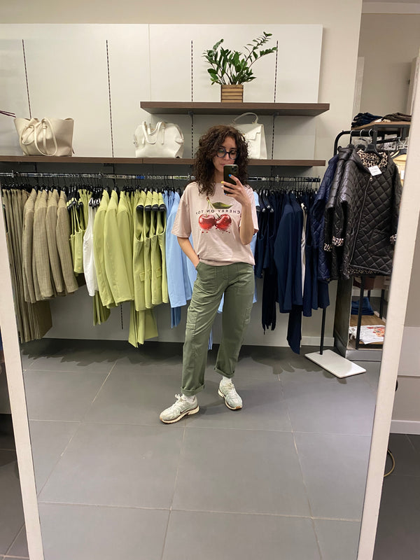 PANTALONE CARGO BIGHET verde