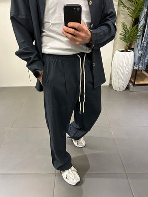 Coordinato camicia+pantalone blu