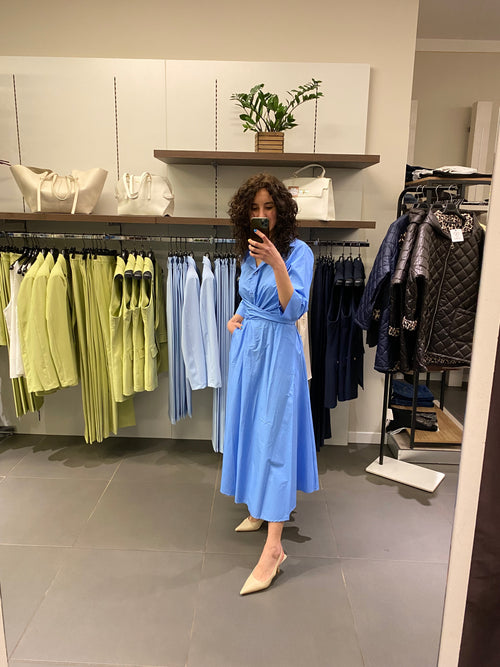 Abito FIOCCO azzurro