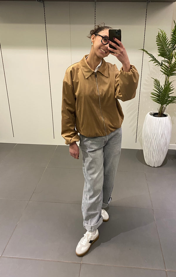 BOMBER SUEDE