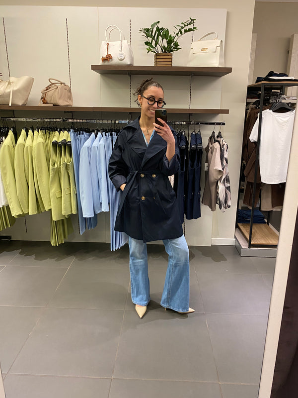 Trench MIDI blu