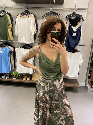 Canotta SATIN verde