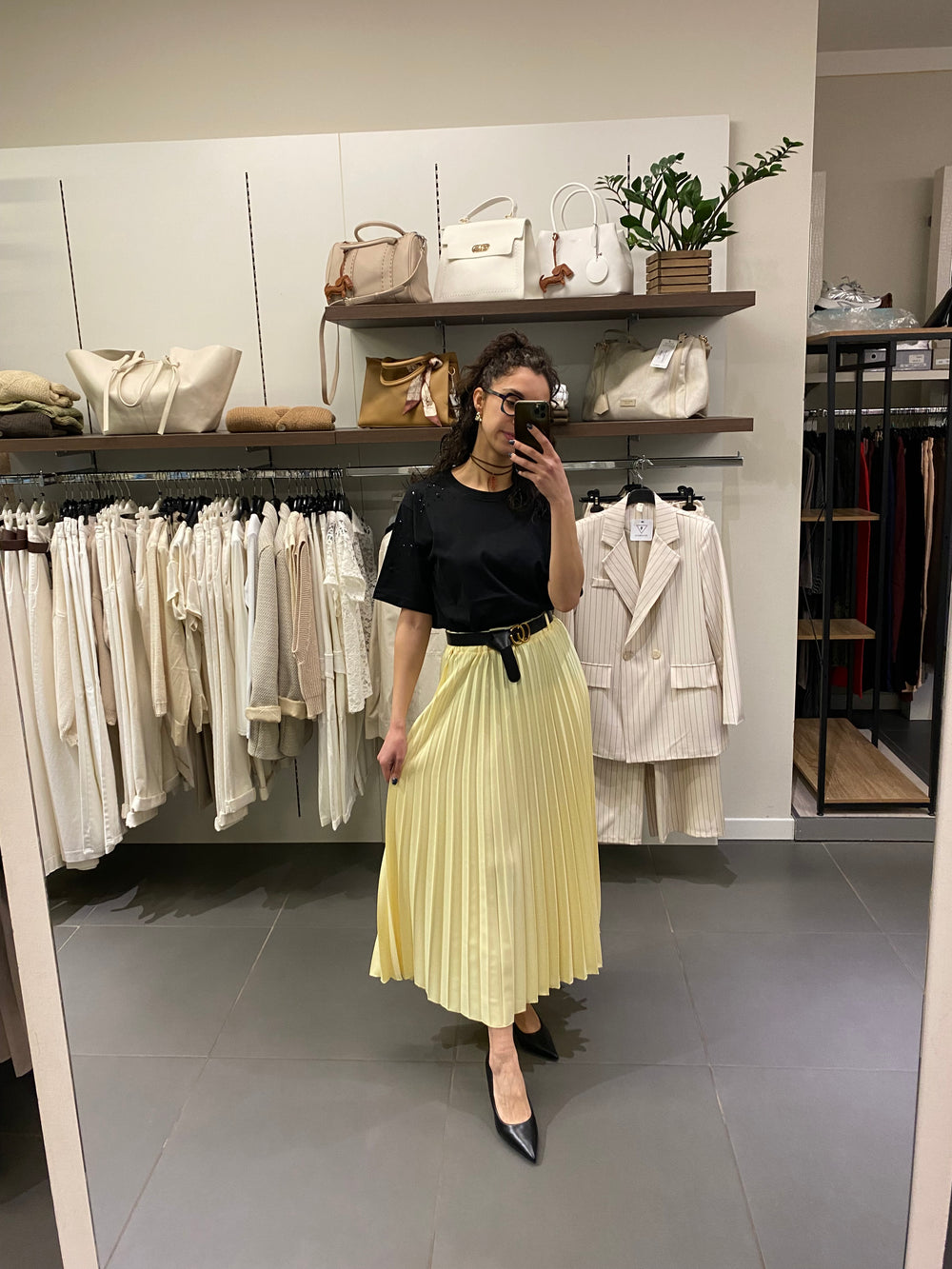 Gonna PLISSE' gialla