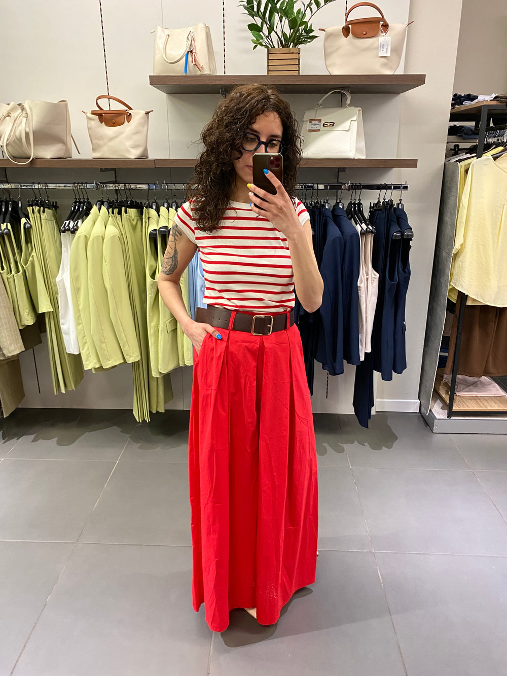 Panta-gonna CANNES rosso