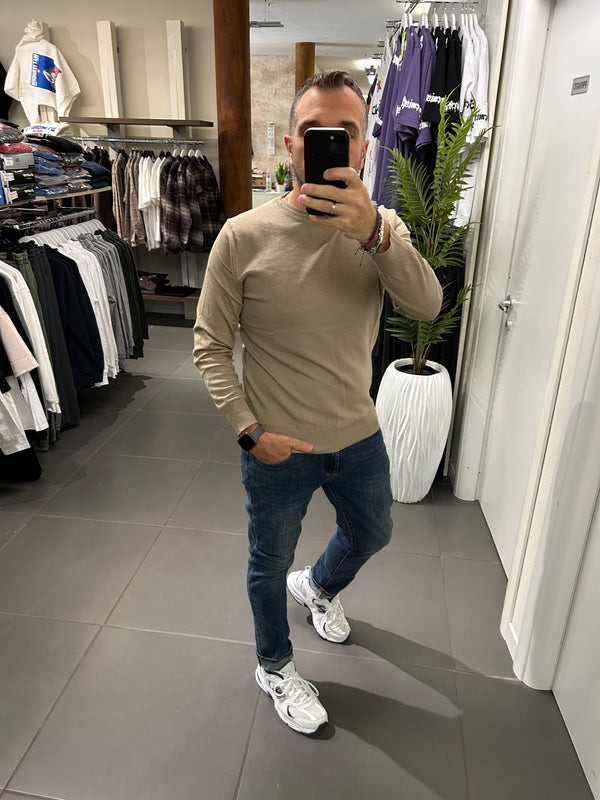 Maglia PUNTO RISO khaki